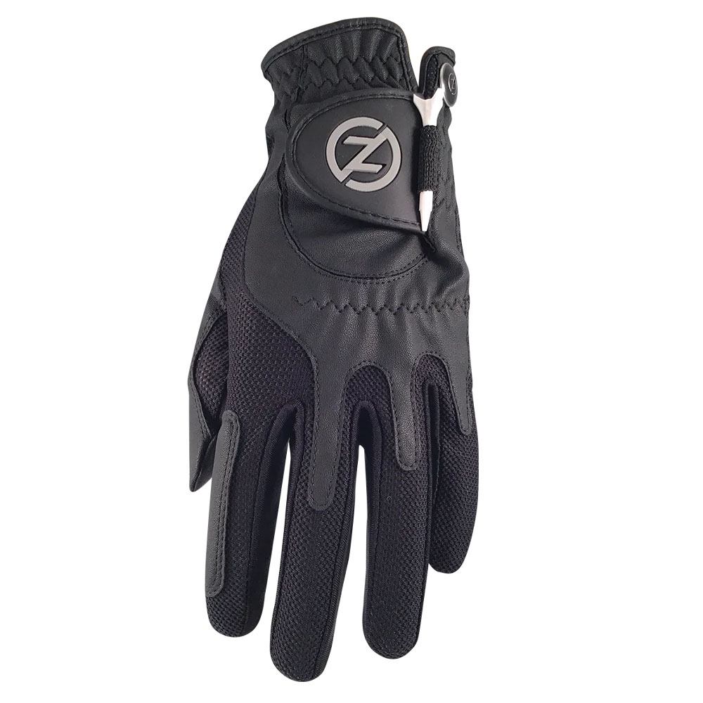Zero Friction Junior Compression Golf Glove Black - 23 Boys