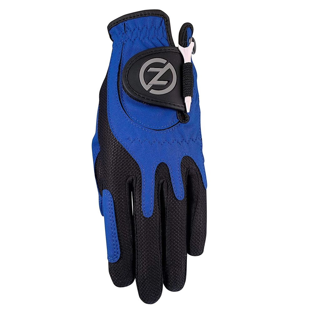 Zero Friction Junior Compression Golf Glove Blue - 23 Boys