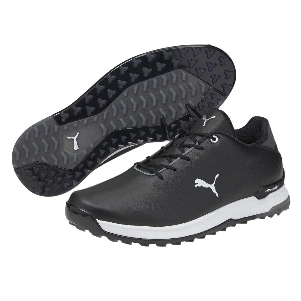 PUMA PROADAPT Alphacat Leather Spikeless Golf Shoes Black/Silver - 23 Men