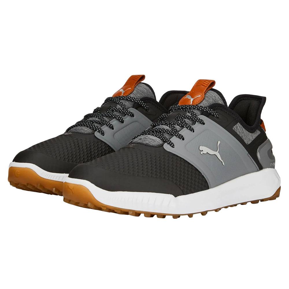 PUMA Ignite Elevate Spikeless Golf Shoes Black/Quiet Shade/Gum - 23 Men