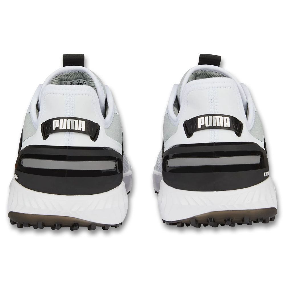 PUMA Ignite Elevate Spikeless Golf Shoes White/Black/Metallic Silver - 23 Men