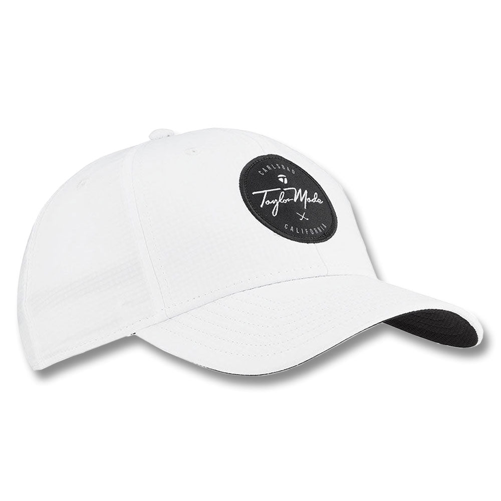TaylorMade Circle Patch Golf Cap White - 23 Men