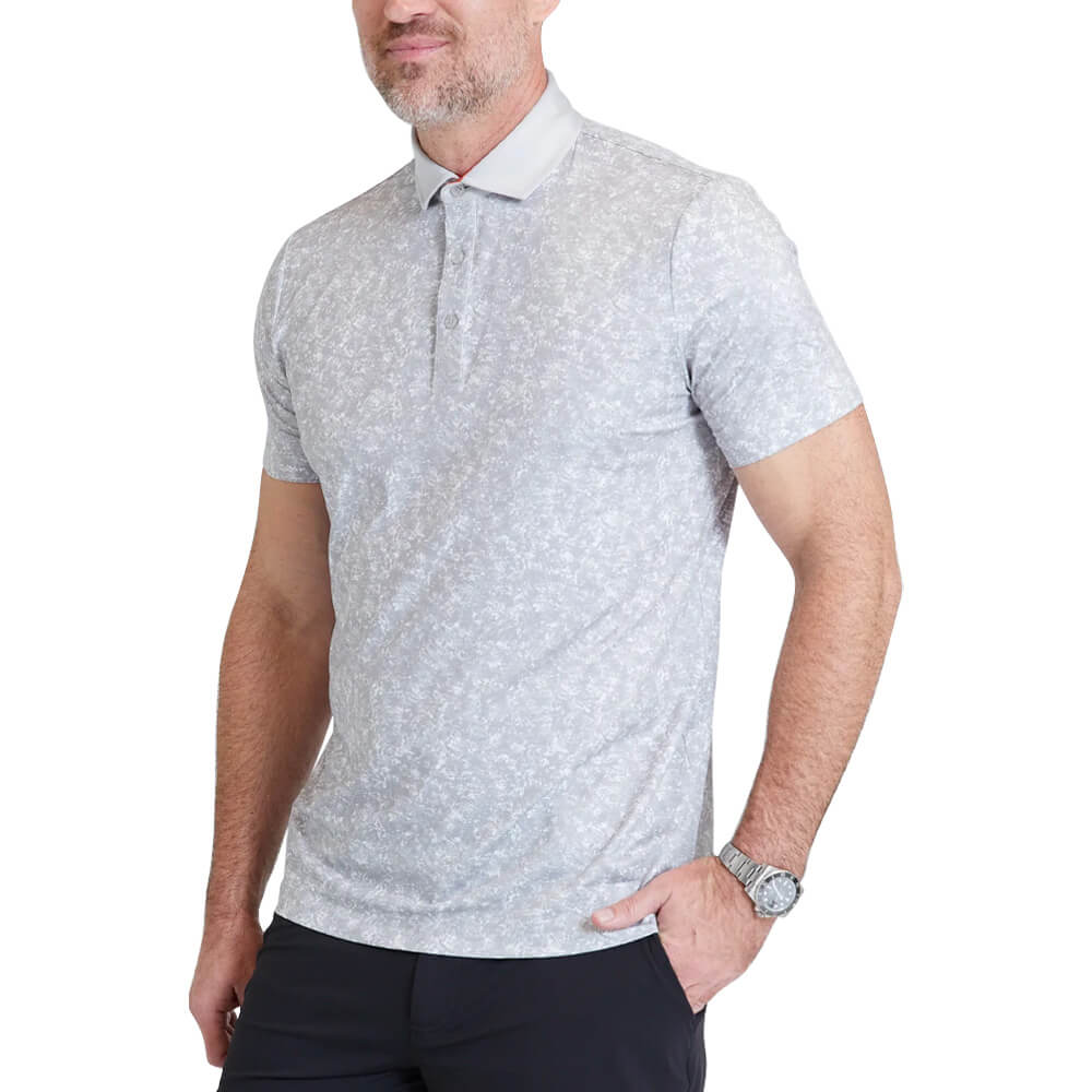Redvanly Maxwell Golf Polo Glacier Gray - 23 Men