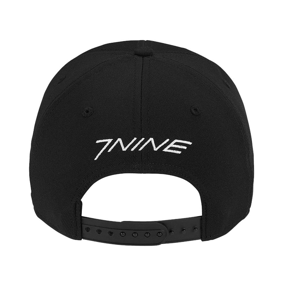 TaylorMade Stretchfit Flatbill Hat Golf Cap Black - 23 Men