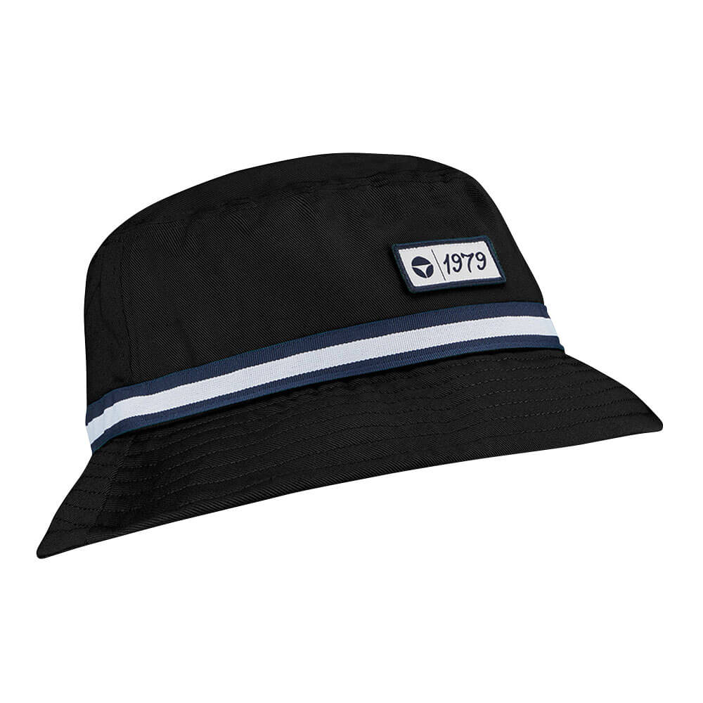 TaylorMade Vintage Twill Golf Bucket Hat Black - 23 Men