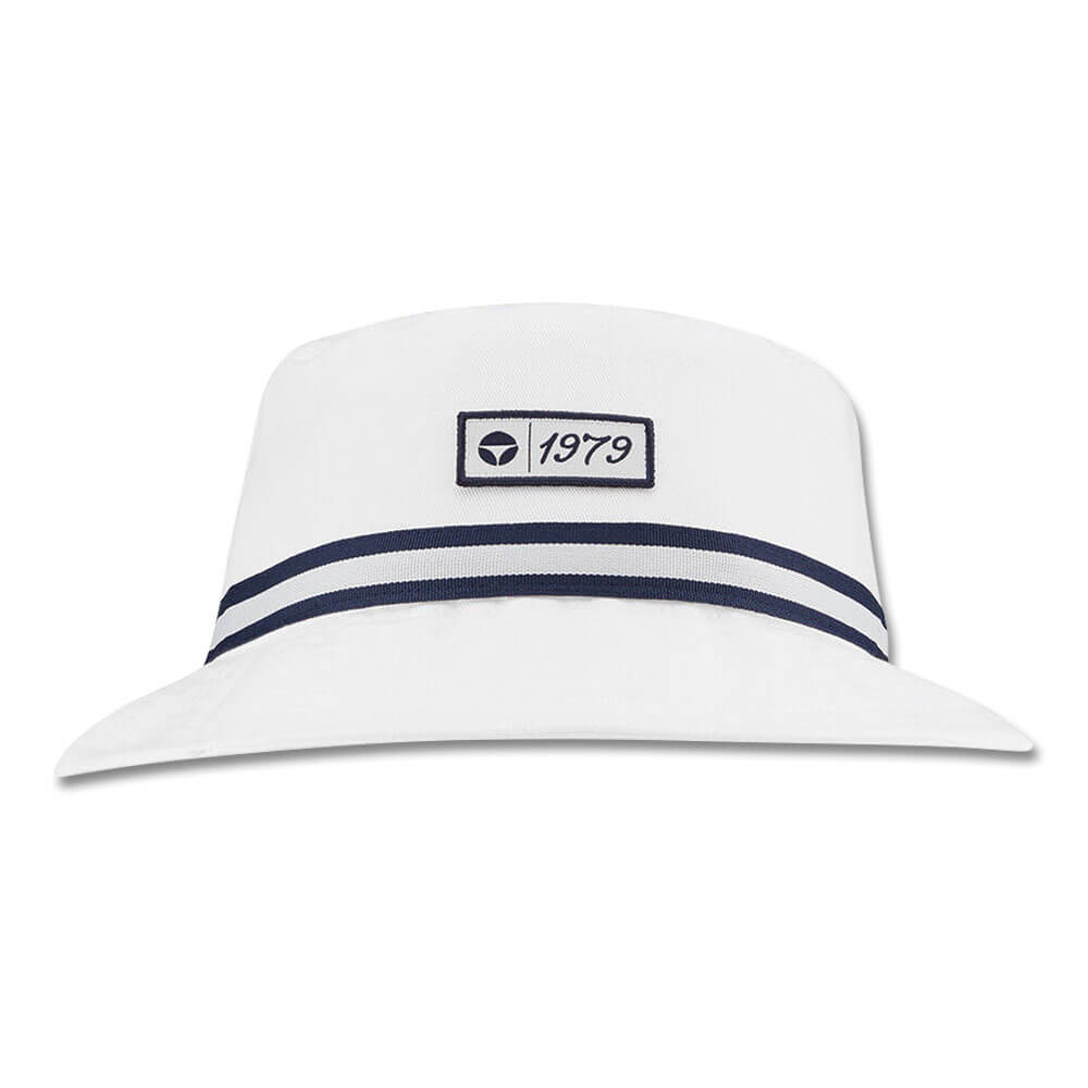 TaylorMade Vintage Twill Golf Bucket Hat White - 23 Men