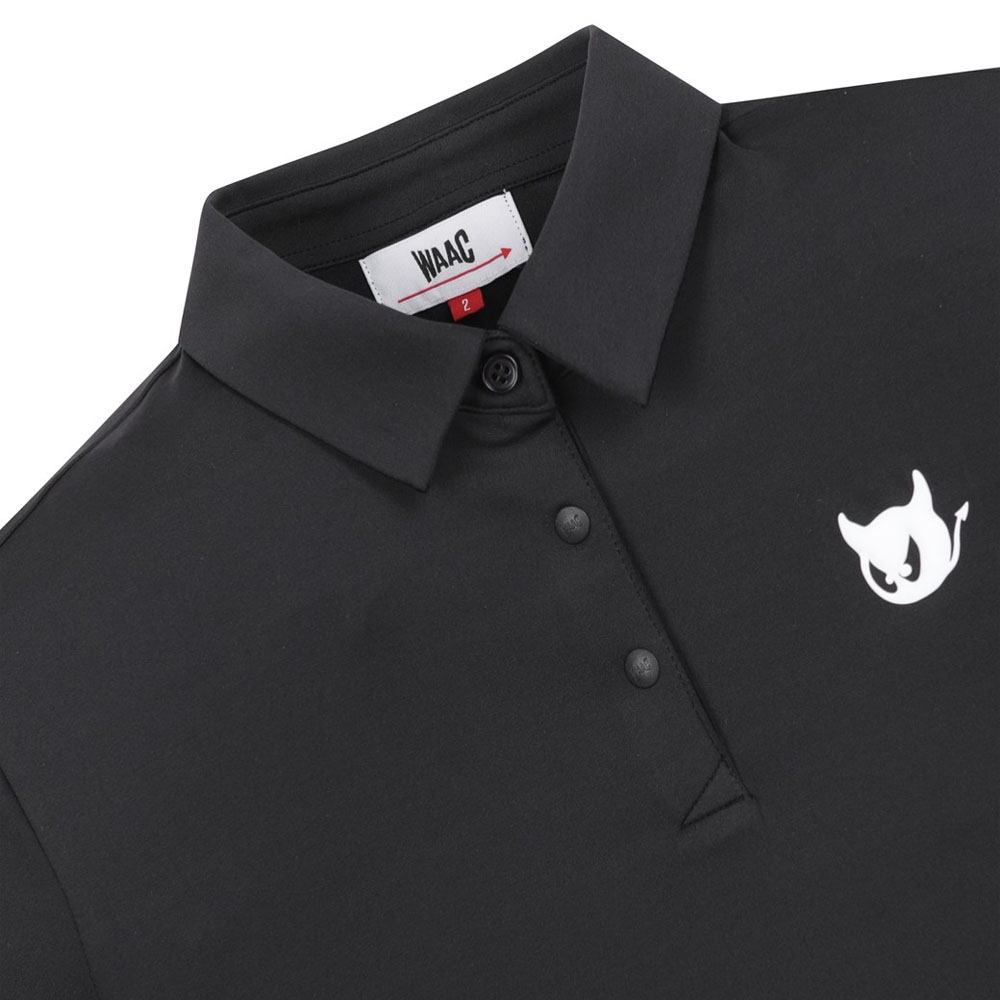 WAAC Mini Waacky Shortsleeve Golf Polo Black - 23 Women