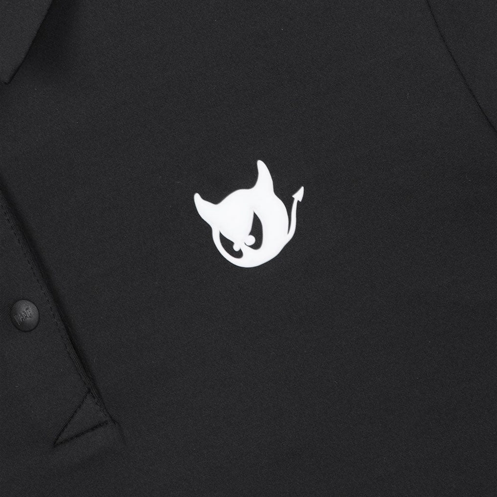 WAAC Mini Waacky Shortsleeve Golf Polo Black - 23 Women