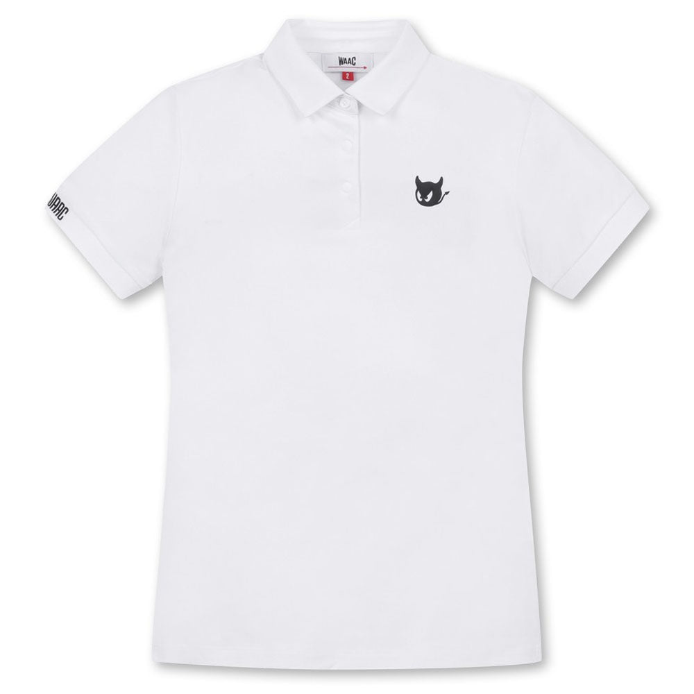 WAAC Mini Waacky Shortsleeve Golf Polo White - 23 Women