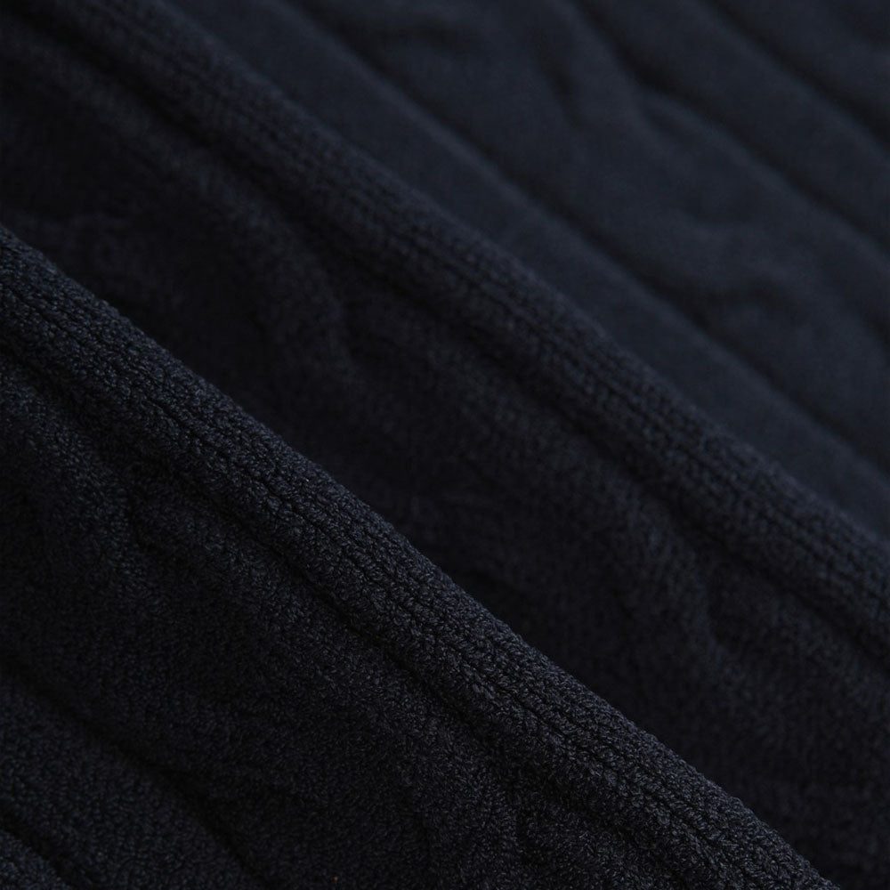 WAAC Cable V Neck Knit Golf Vest Navy - 23 Women