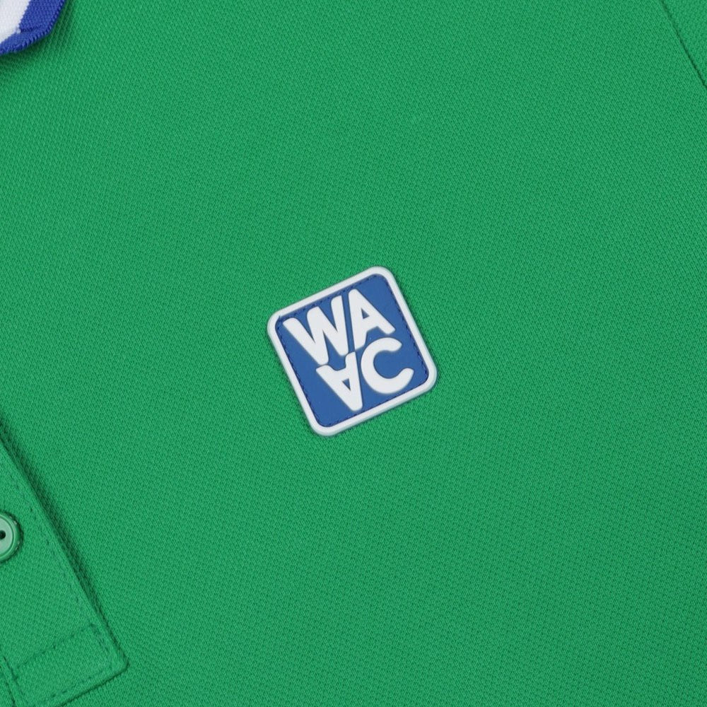 WAAC Rib Collar Shortsleeve Golf Polo Green - 23 Women