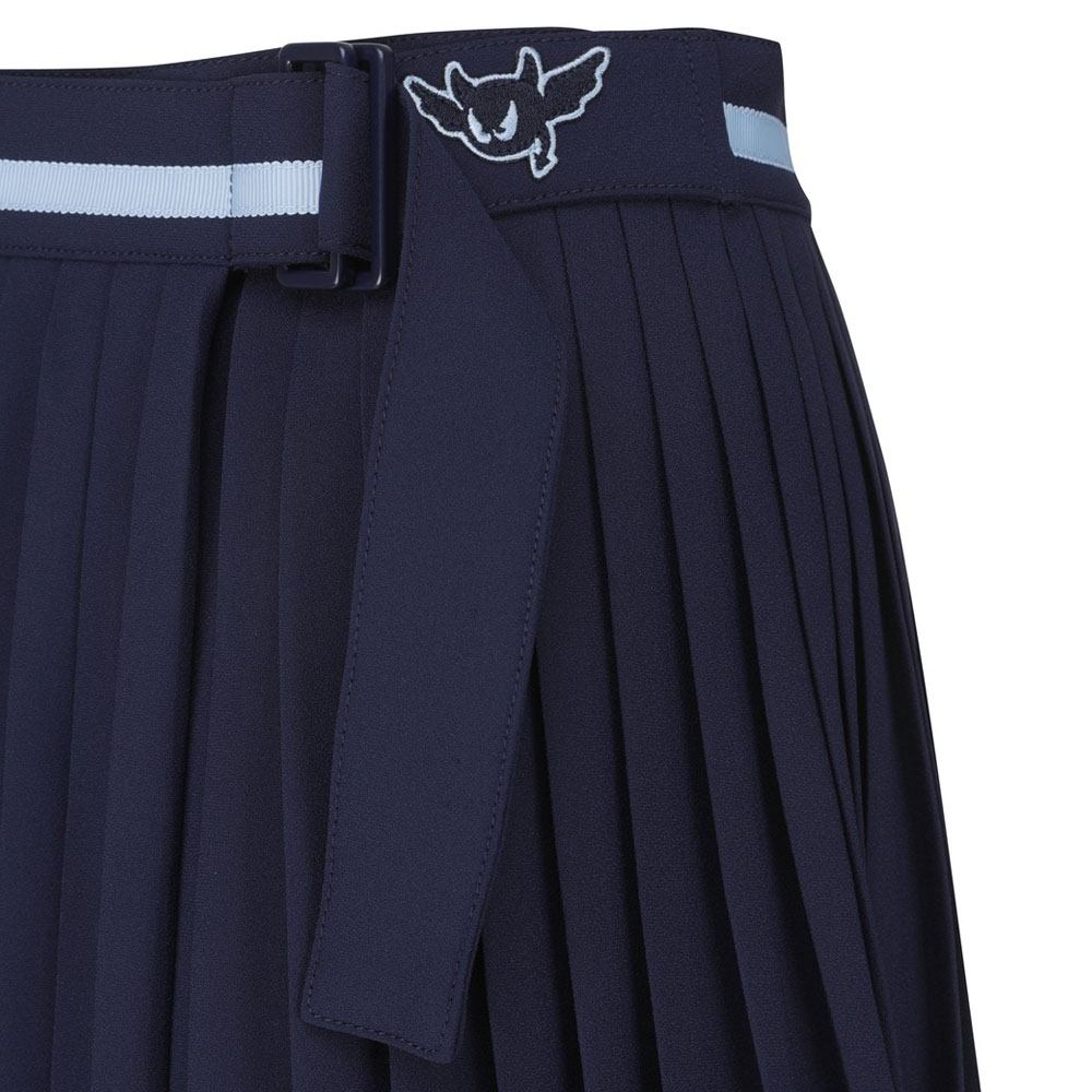 WAAC Pleats Open Wrap Golf Skort Navy - 23 Women