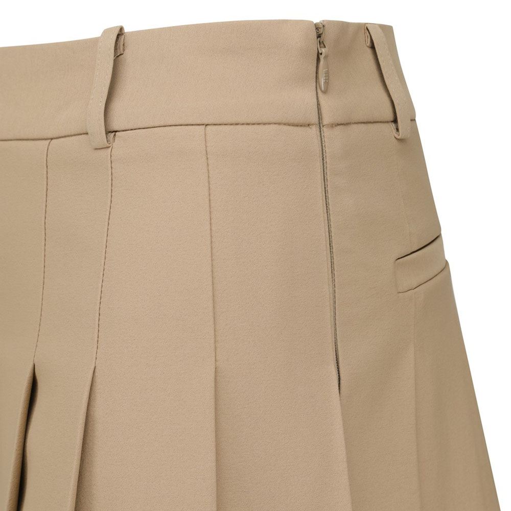 WAAC Block Pleats Golf Skort Brown - 23 Women