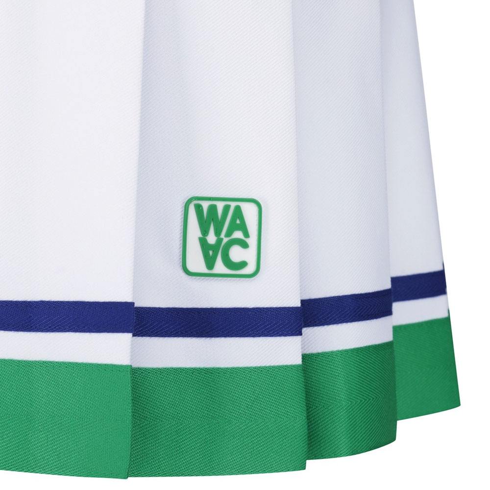 WAAC Block Pleats Golf Skort White - 23 Women