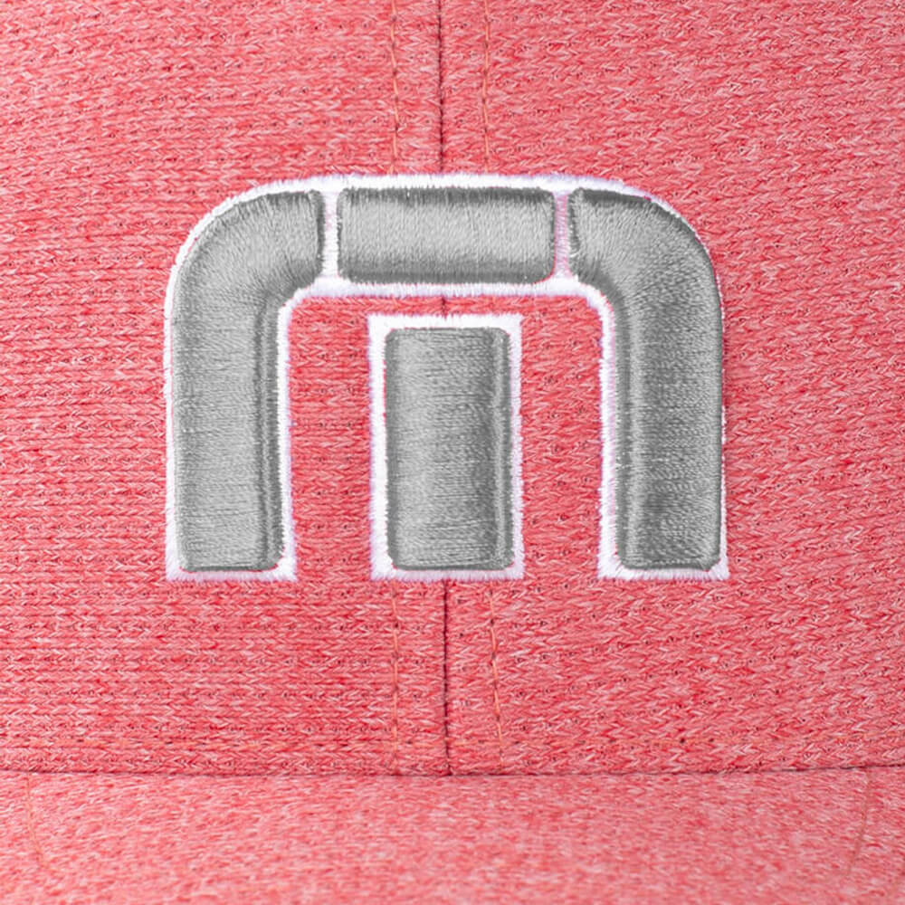 TravisMathew B-Bahamas Golf Cap Heather Cardinal - 23 Men