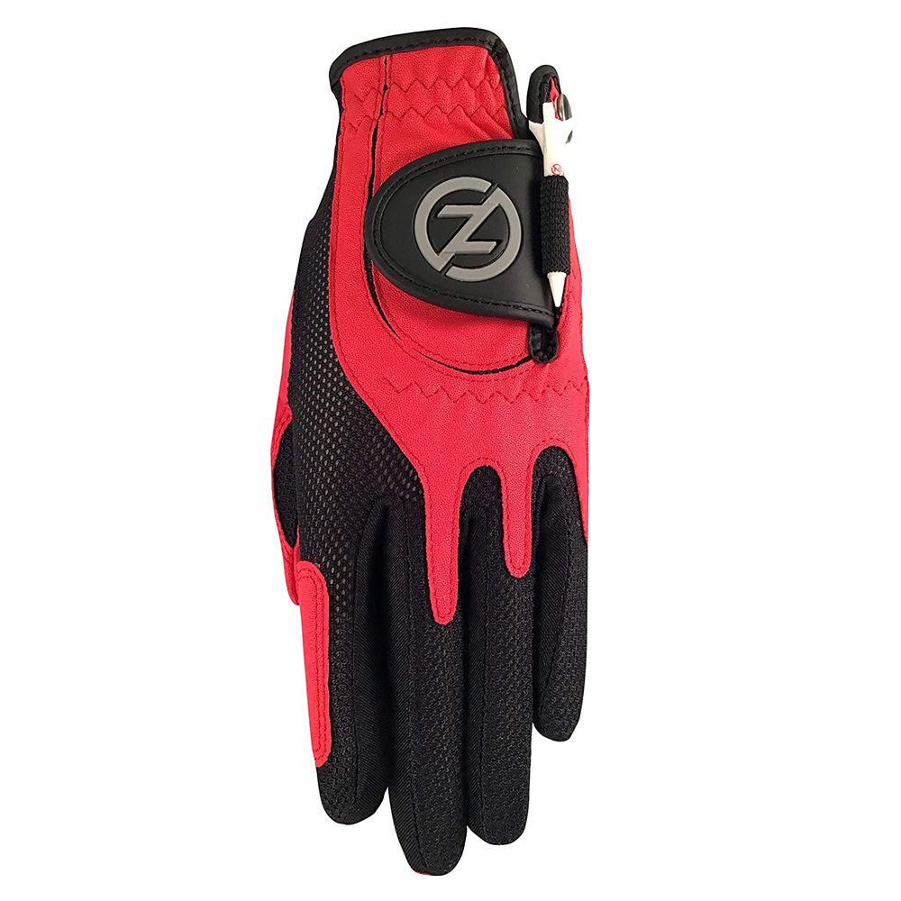 Zero Friction Junior Compression Golf Glove Red - 23 Boys
