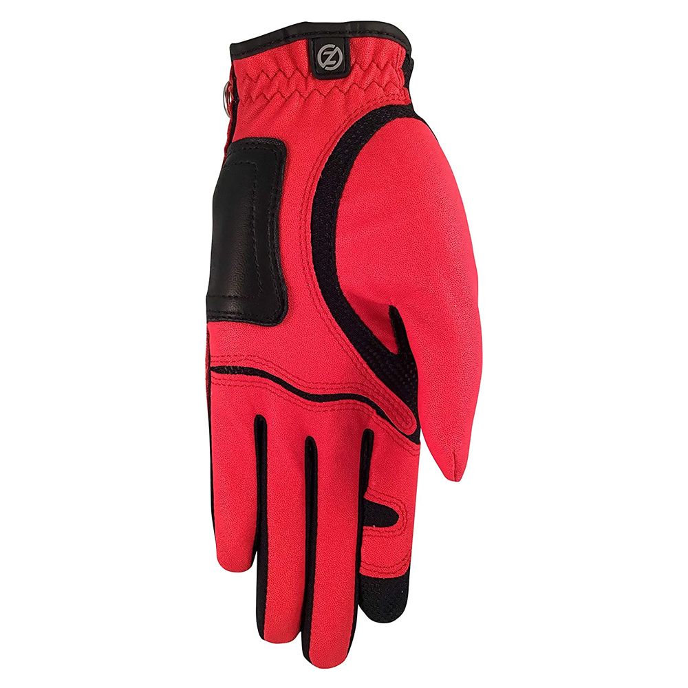 Zero Friction Junior Compression Golf Glove Red - 23 Boys