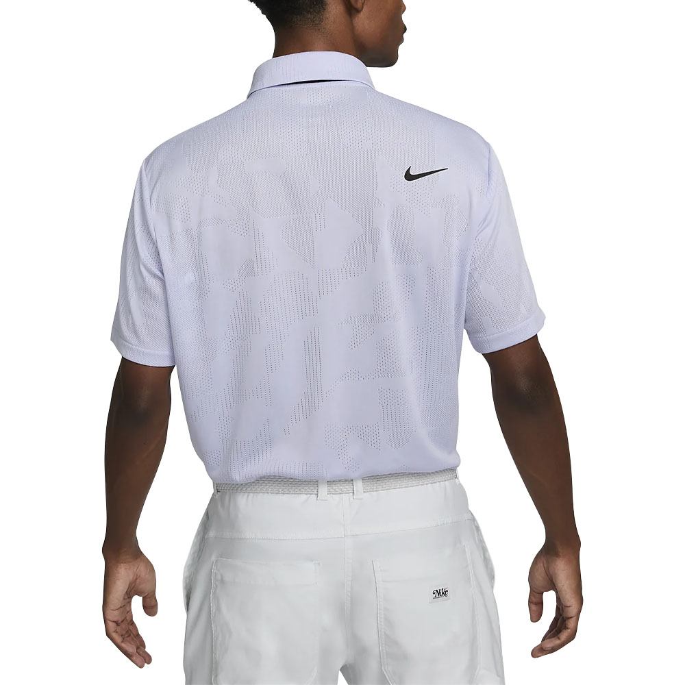 Nike Dri-FIT Tour Jacquard Golf Polo Oxygen Purple/Black - 23 Men