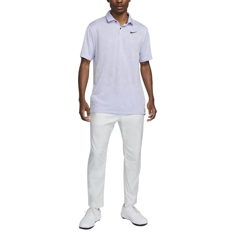 Nike Dri-FIT Tour Jacquard Golf Polo Oxygen Purple/Black - 23 Men