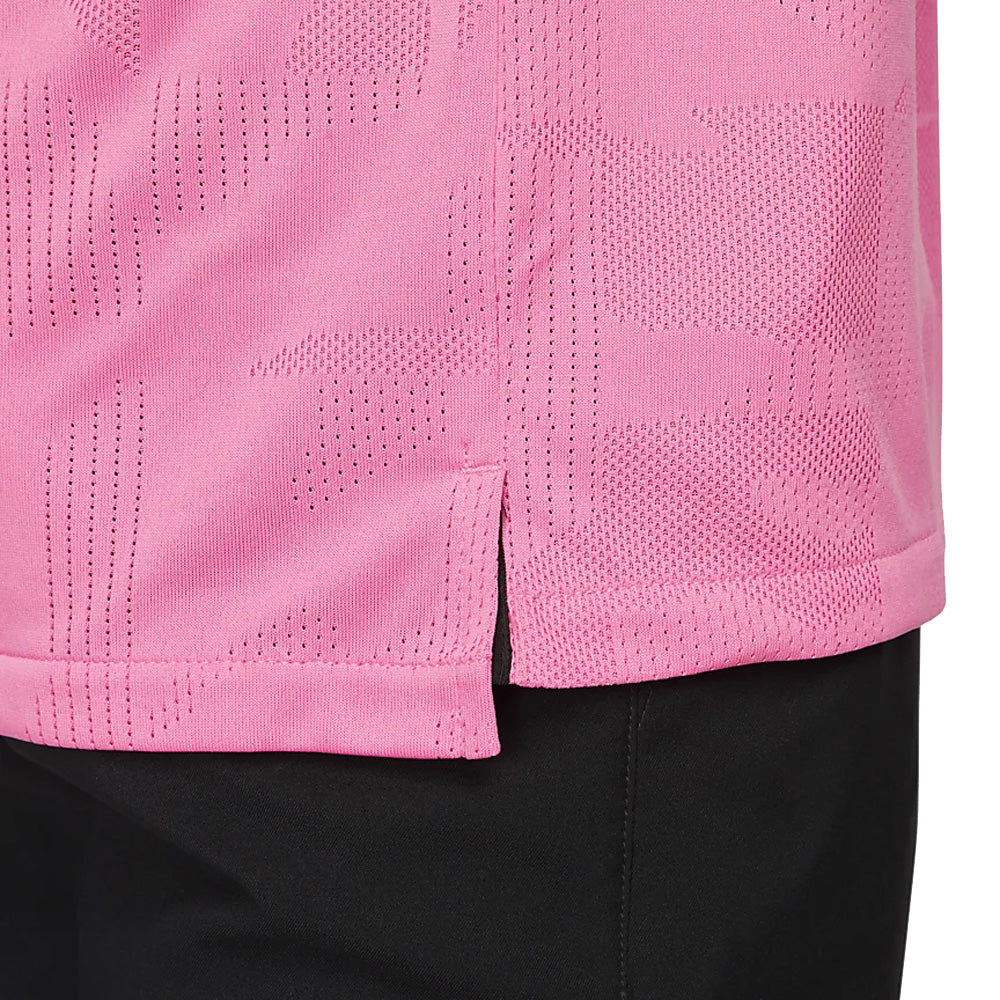 Nike Dri-FIT Tour Jacquard Golf Polo Pink Glow/Black - 23 Men
