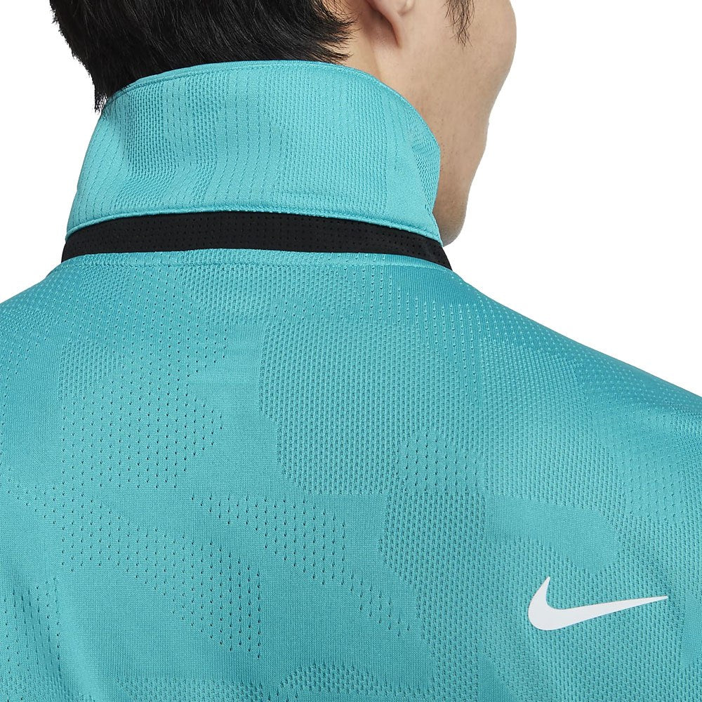 Nike Dri-FIT Tour Jacquard Golf Polo Teal Nebula/White - 23 Men