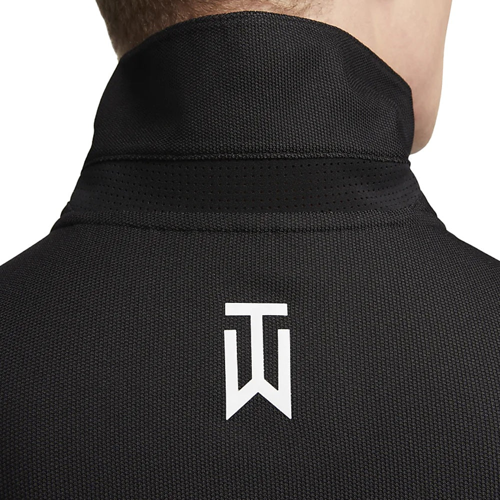 Nike Dri-FIT Tiger Woods Tech Pique Golf Polo Black/Anthracite/White - 23 Men