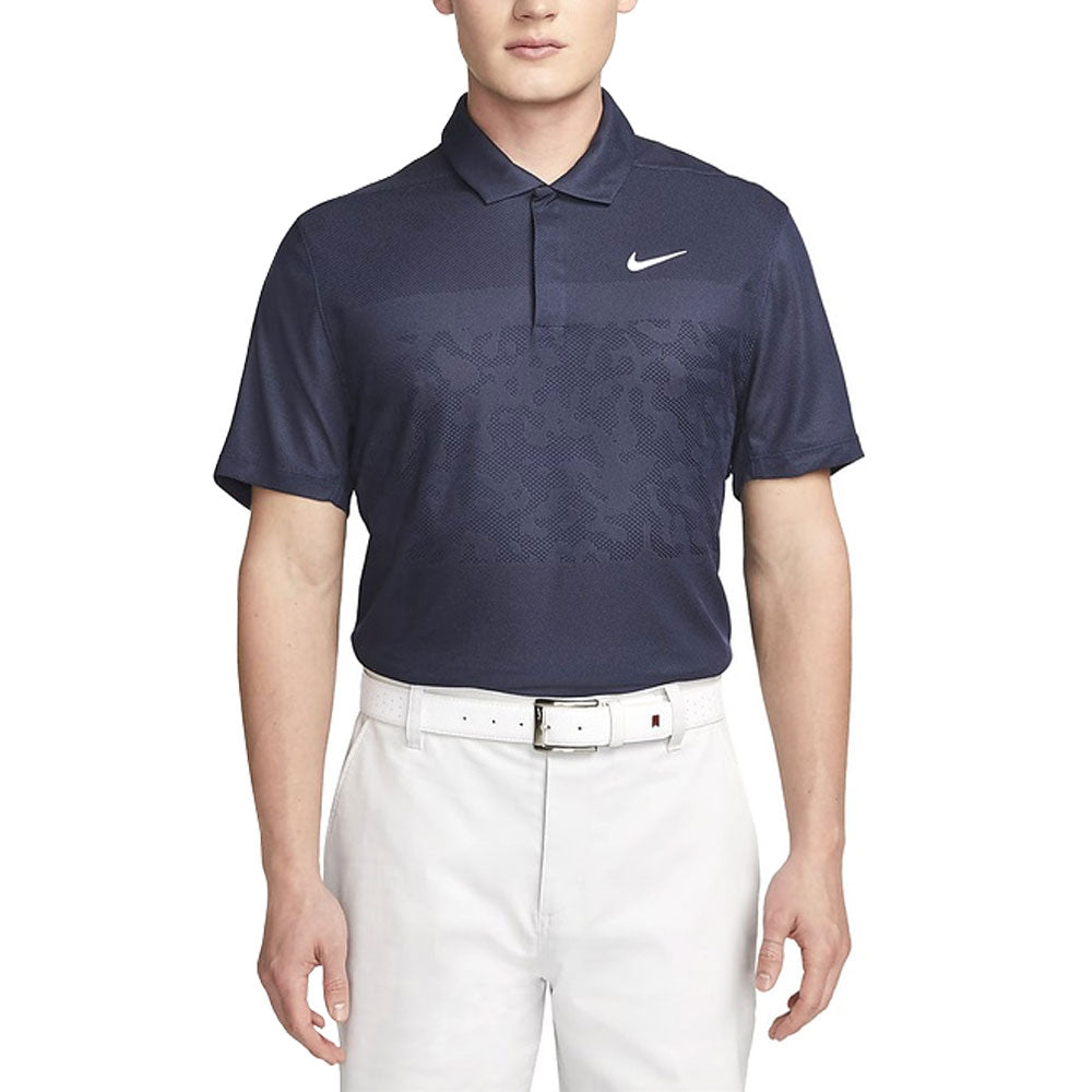 Nike Dri-FIT ADV Tiger Woods Camo Golf Polo Midnight Navy/Thunder Blue/White - 23 Men