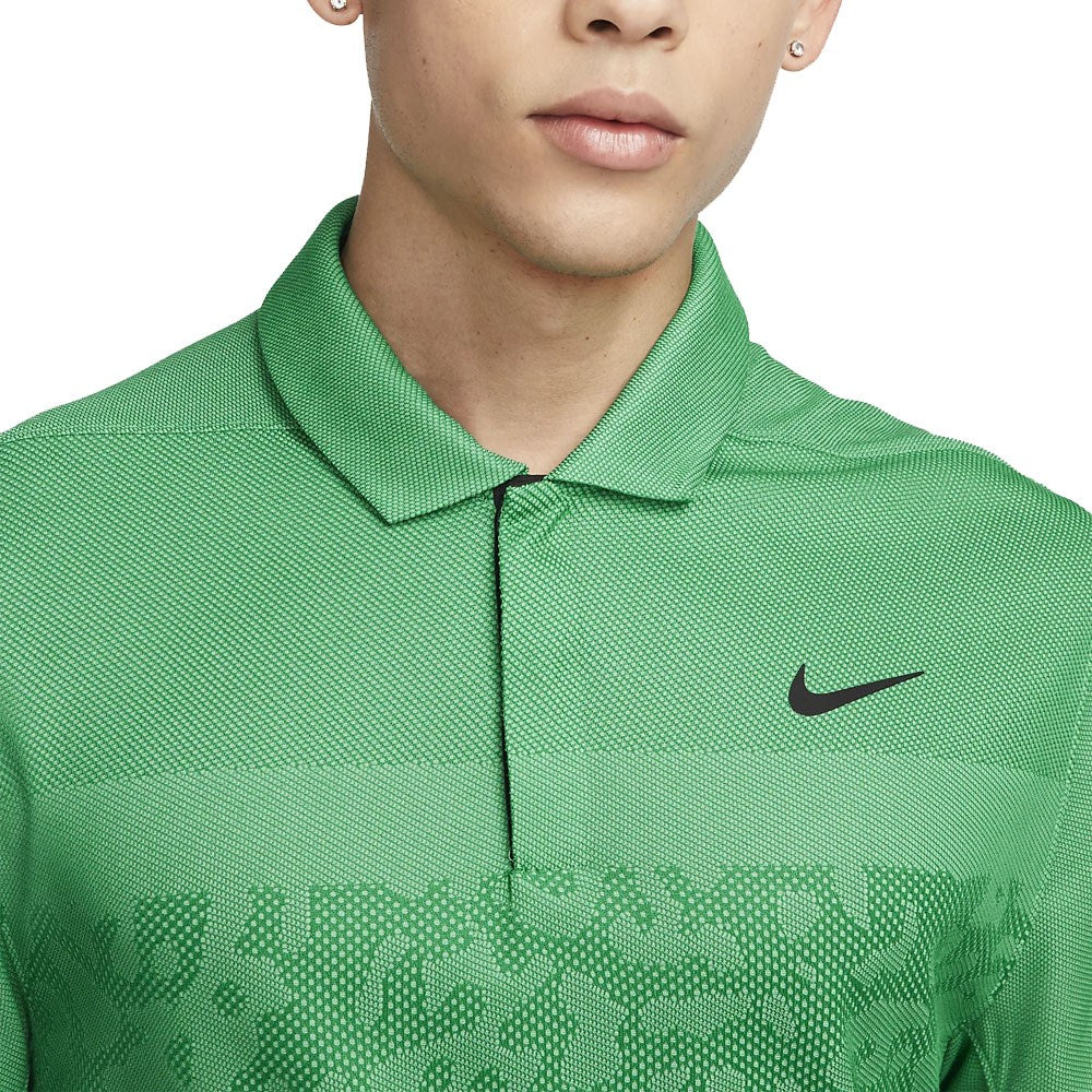 Nike Dri-FIT ADV Tiger Woods Camo Golf Polo Stadium Green/Spring Green/Black - 23 Men