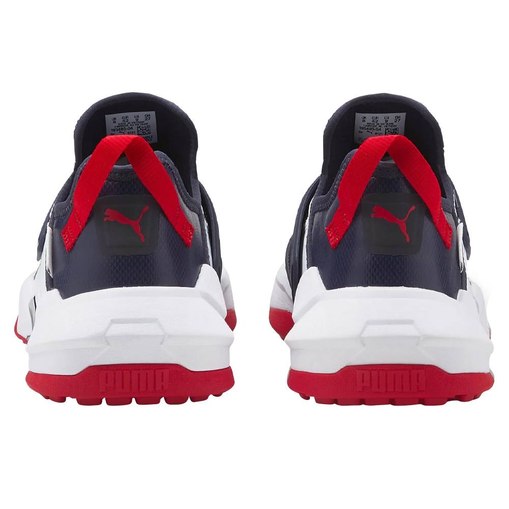 PUMA GS.ONE Spikeless Golf Shoes White/Navy Blazer/Ski Patrol - 23 Men