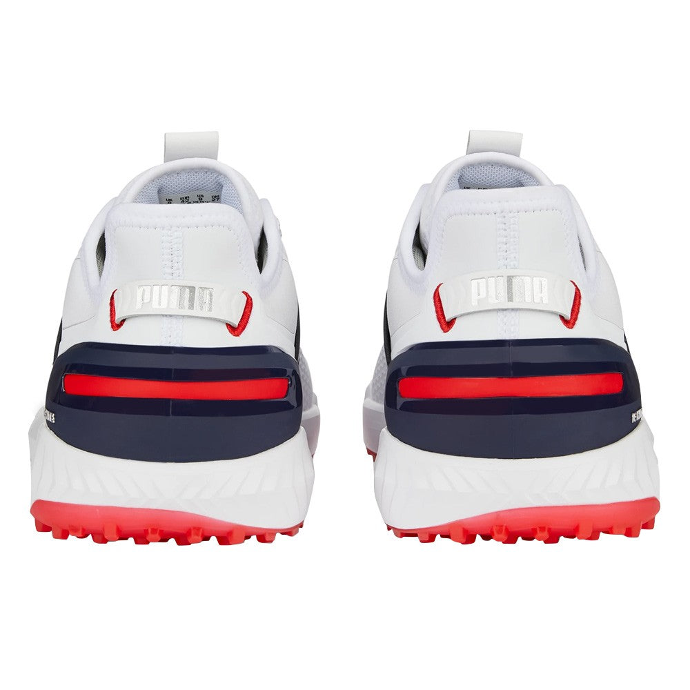 PUMA Ignite Elevate Spikeless Golf Shoes White/Silver/Navy - 23 Men