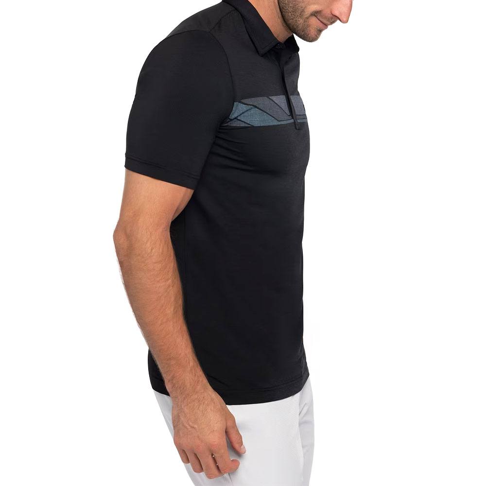 TravisMathew Heater Grand Prize Golf Polo Black - 23 Men