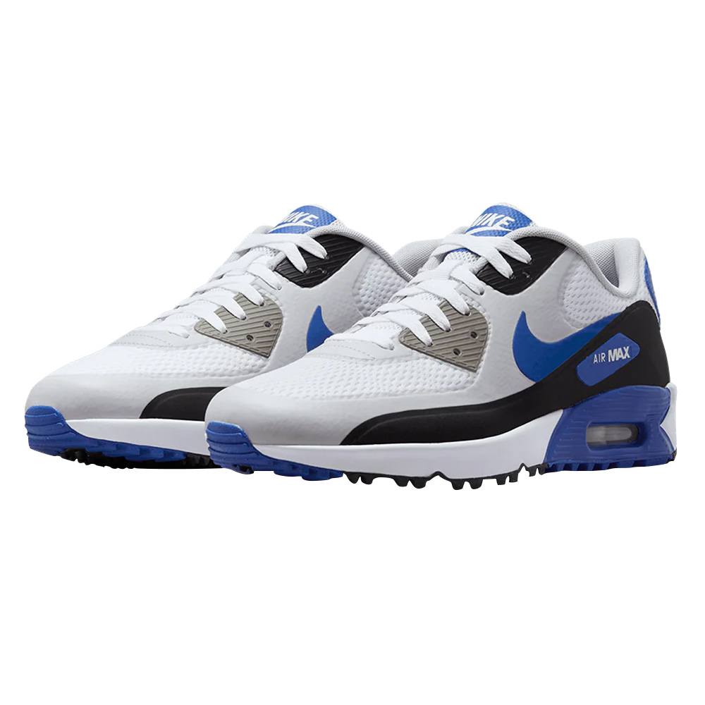 Nike Air Max 90 G Spikeless Golf Shoes White/Game Royal/Black/Photon Dust - 23 Men