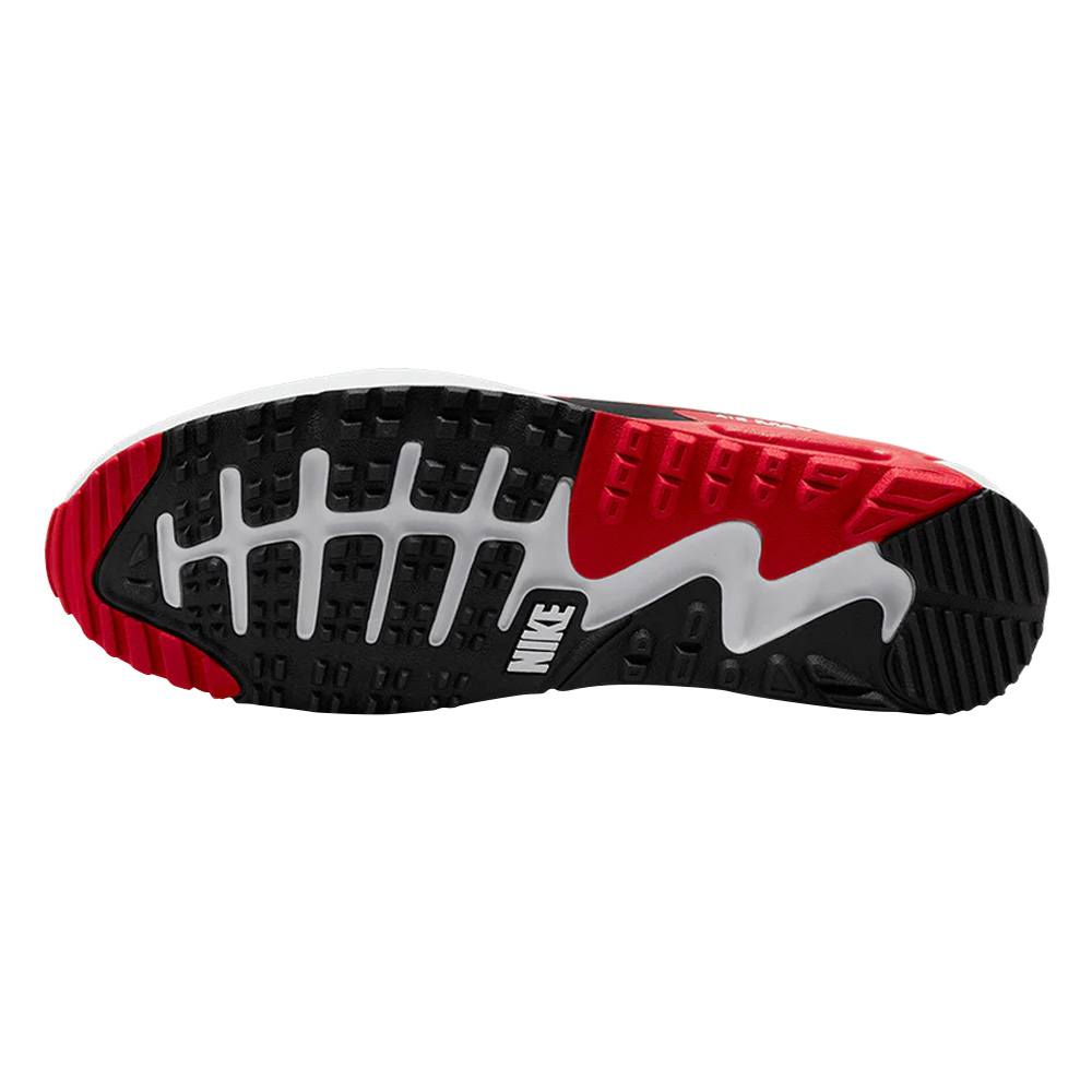 Nike Air Max 90 G Spikeless Golf Shoes White/University Red/Black/Photon Dust - 23 Men