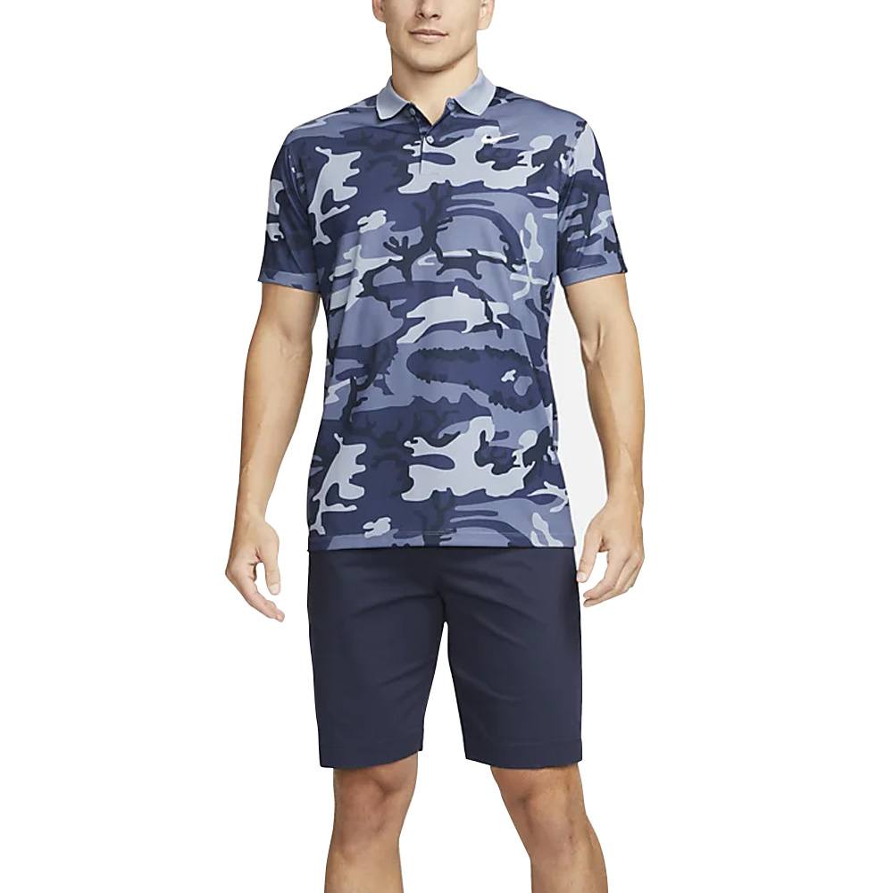 Nike Dri-FIT Victory+ Camo Golf Polo Ashen Slate/Diffused Blue/White - 23 Men