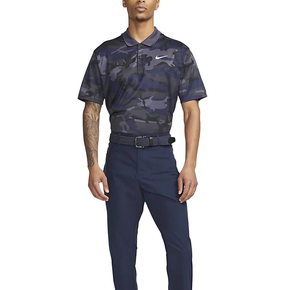 Nike Dri-FIT Victory+ Camo Golf Polo Gridiron/Gridiron/White - 23 Men