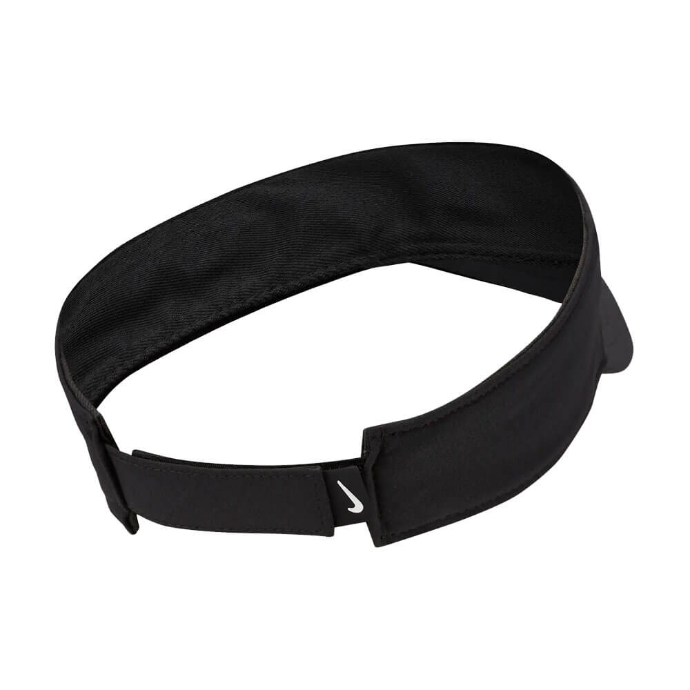 Nike Dri-FIT Ace Swoosh Golf Visor Black/Anthracite/White - 23 Men