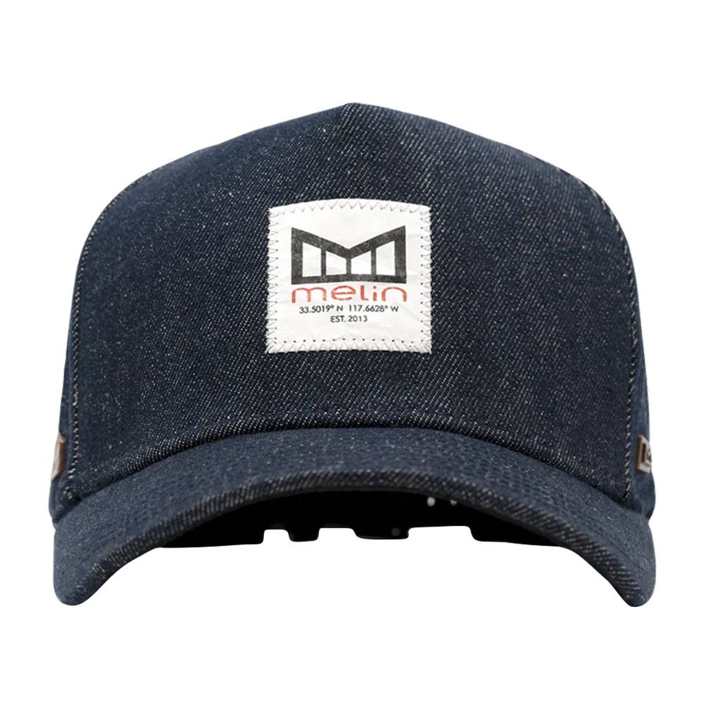 Melin Thermal Odyssey Stacked Golf Cap Dark Denim - 23 Men