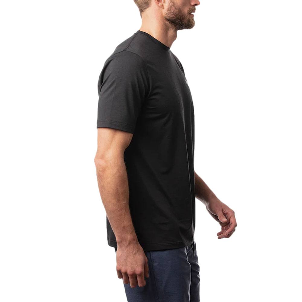 TravisMathew Scenic Vista Active Tee Golf T-Shirt Black - 23 Men