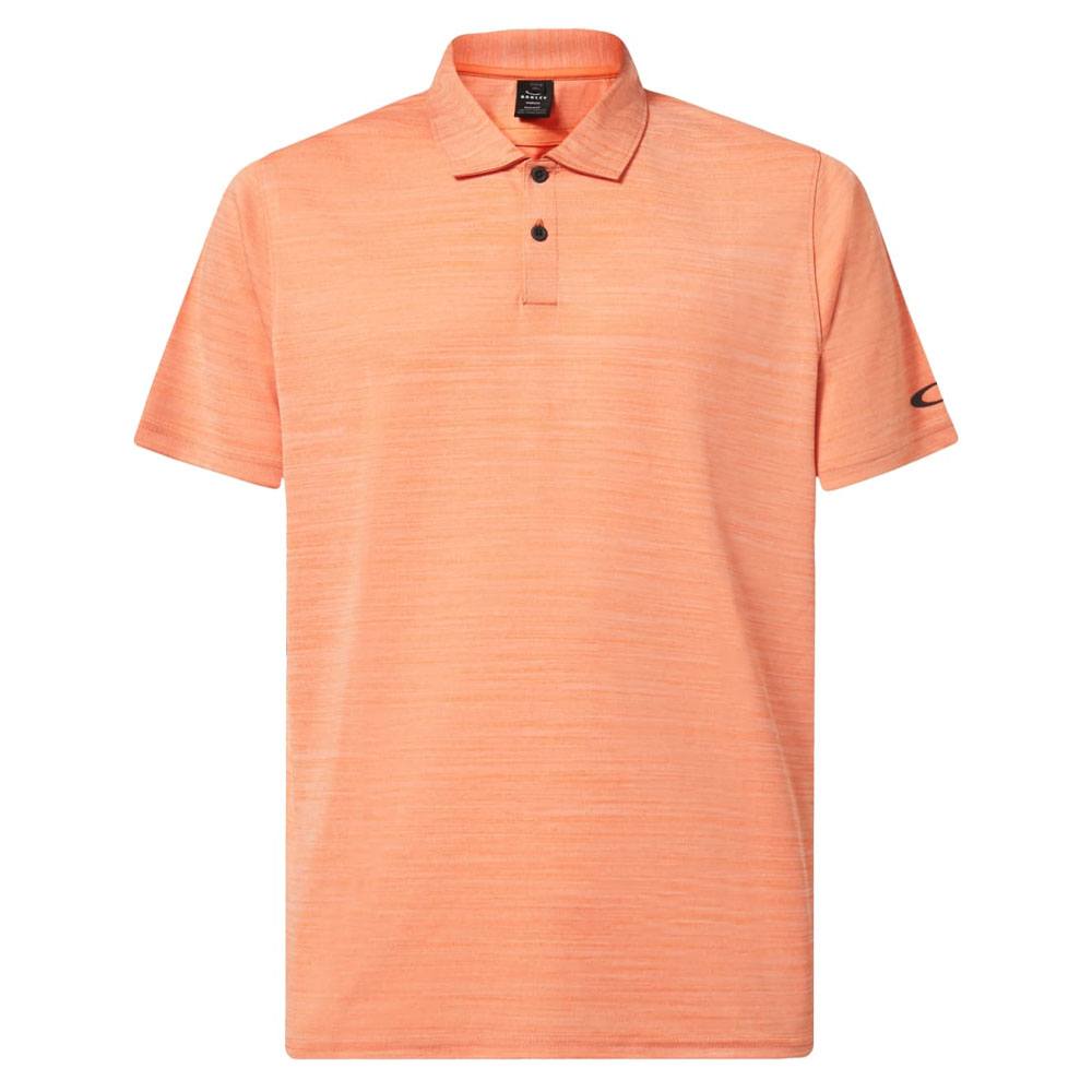 Oakley Aero Hydrolix Golf Polo Soft Orange Heather - 23 Men