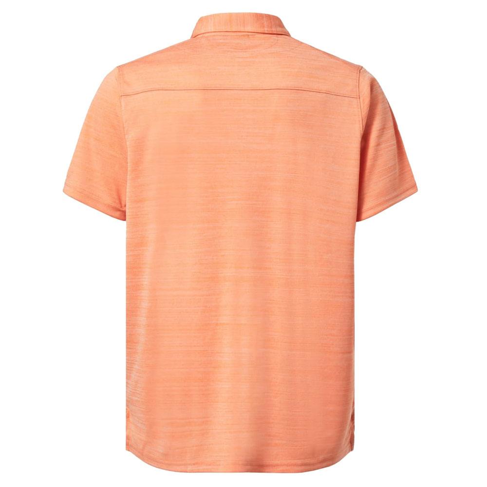 Oakley Aero Hydrolix Golf Polo Soft Orange Heather - 23 Men