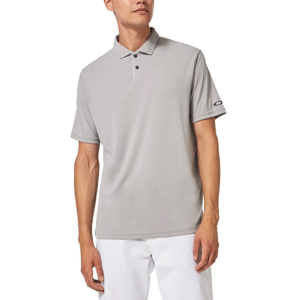 Oakley Divisional UV II Golf Polo Stone Gray - 23 Men