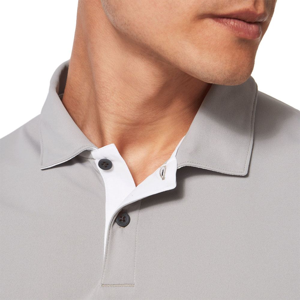 Oakley Divisional UV II Golf Polo Stone Gray - 23 Men