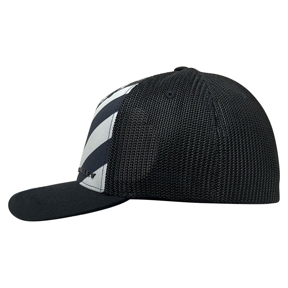 Oakley Indy Passport Golf Cap Black/American Flag - 23 Men