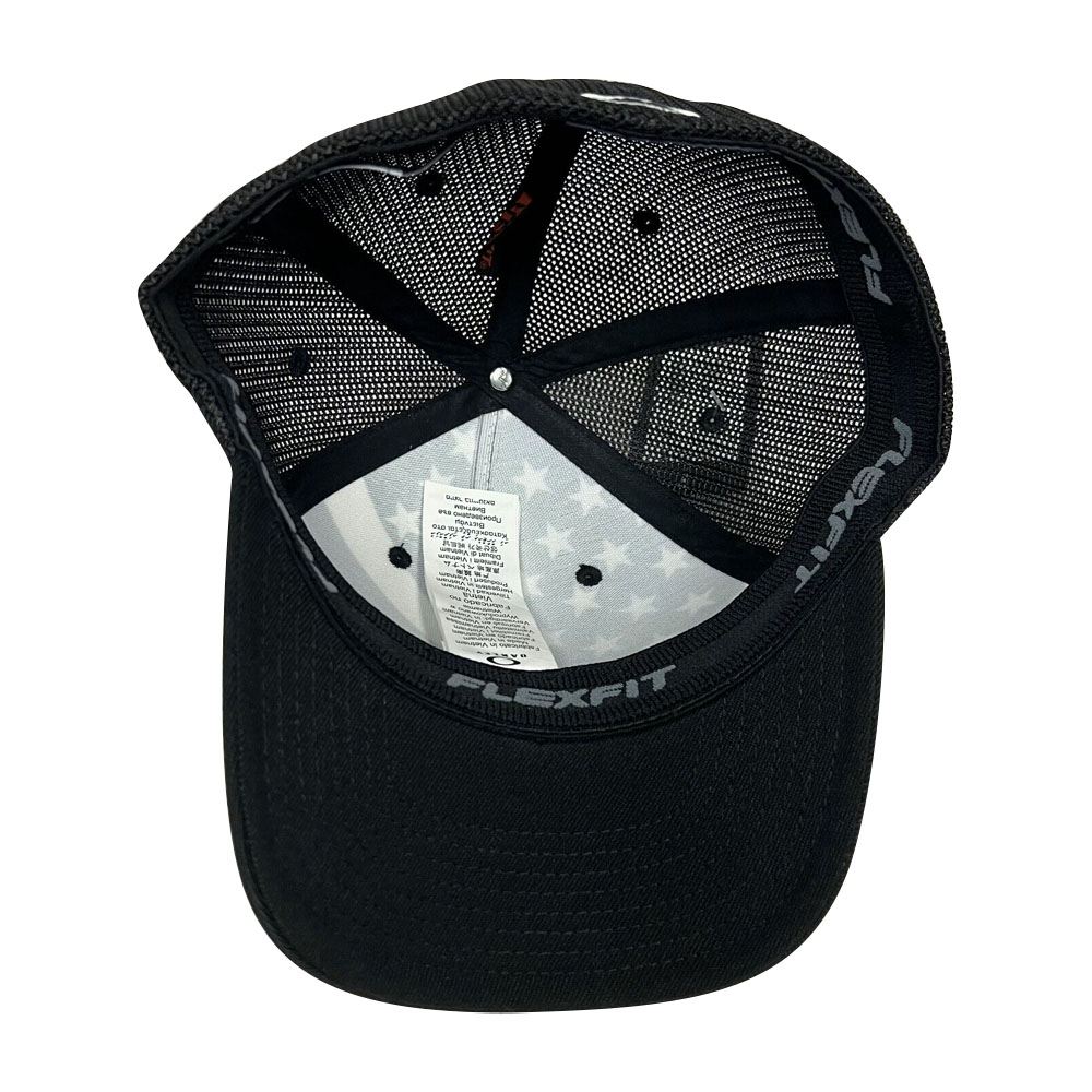Oakley Indy Passport Golf Cap Black/American Flag - 23 Men