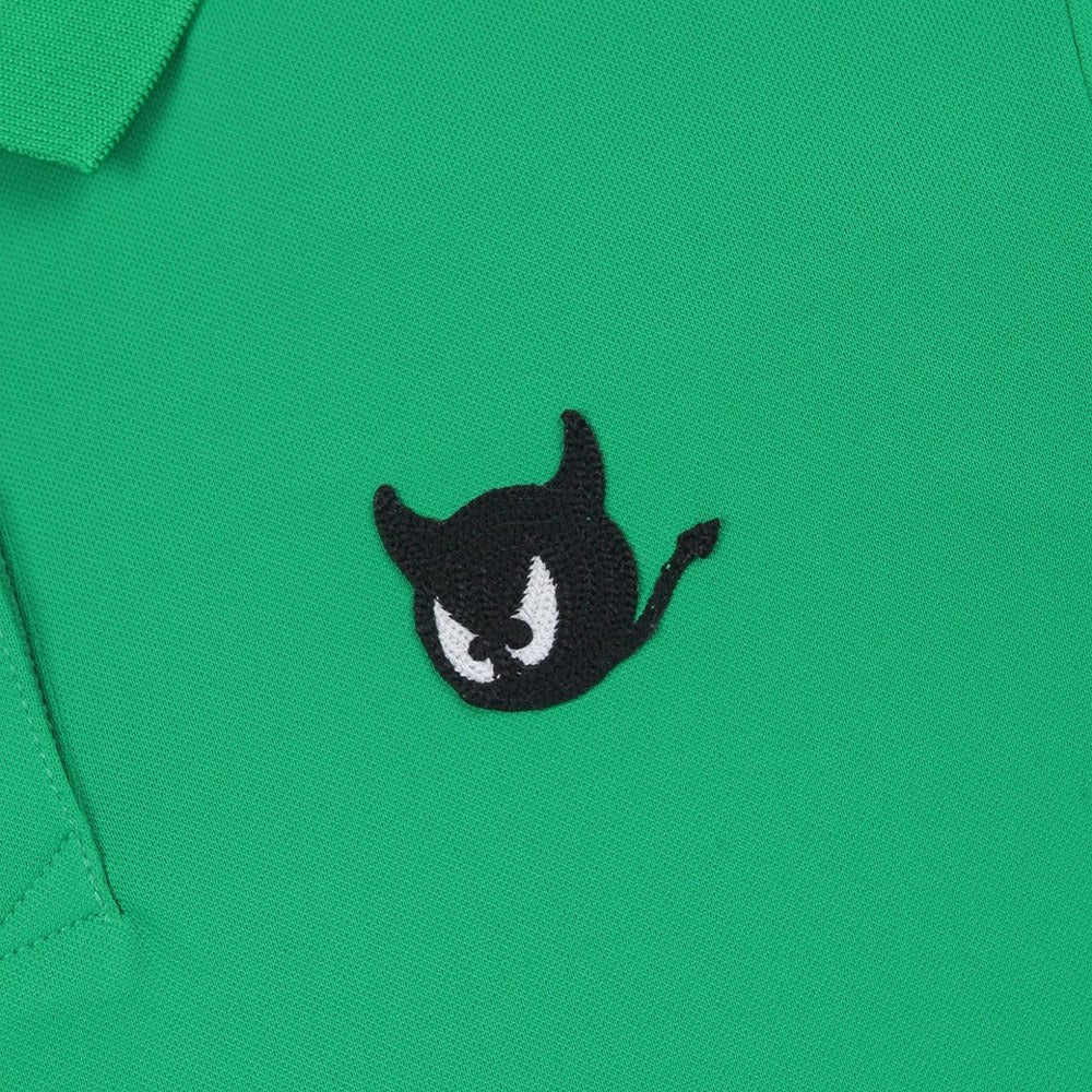 WAAC Essential Wappen Shortsleeve Golf Polo Green - 23 Women