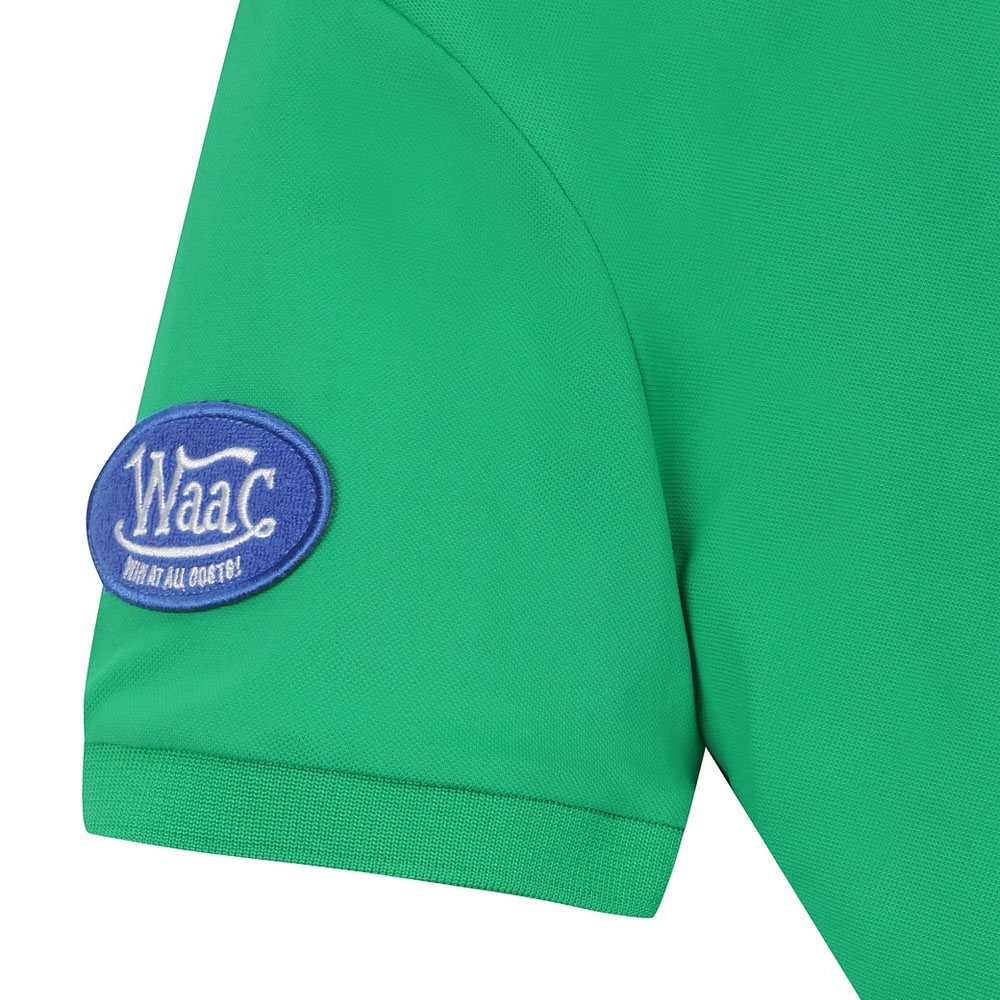 WAAC Essential Wappen Shortsleeve Golf Polo Green - 23 Women