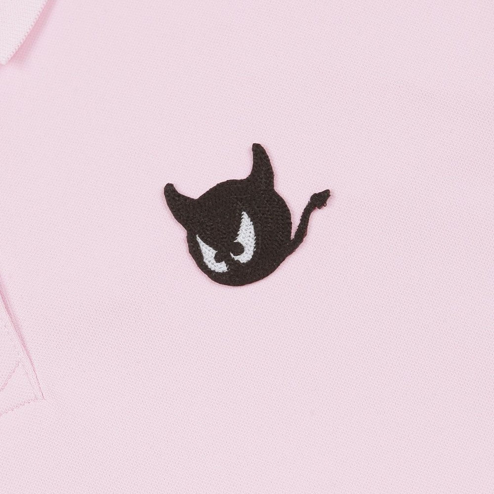 WAAC Essential Wappen Shortsleeve Golf Polo Pink - 23 Women