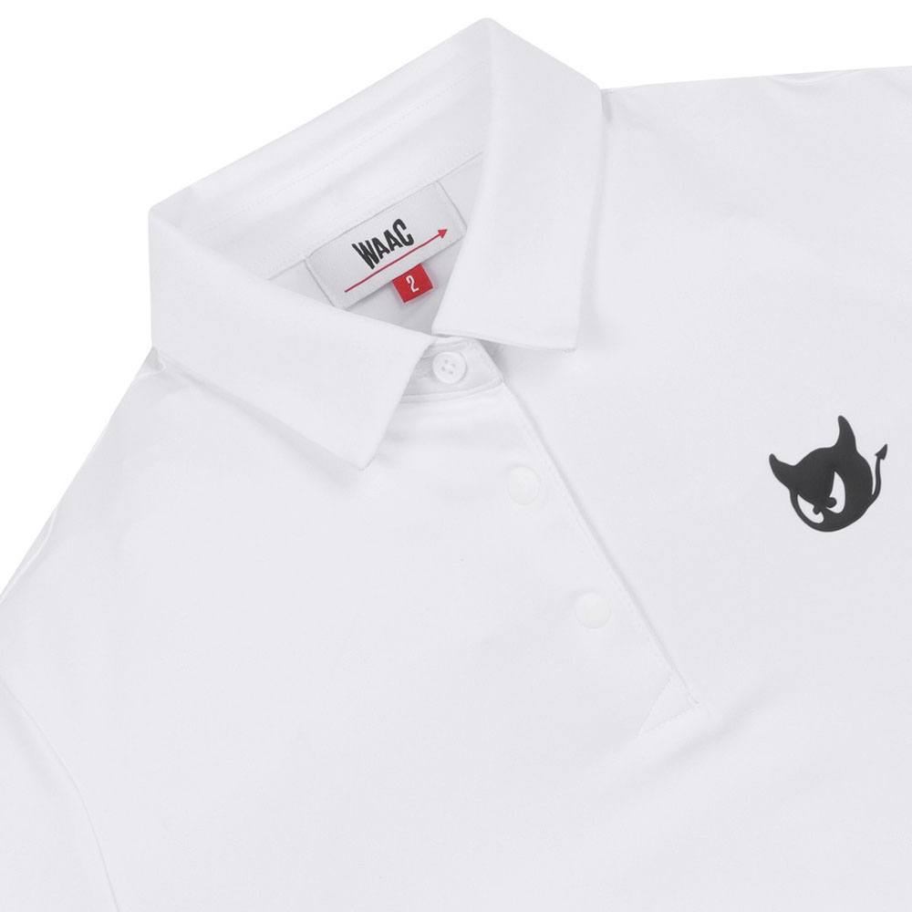 WAAC Mini Waacky Shortsleeve Golf Polo White - 23 Women