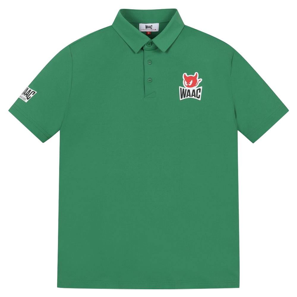 WAAC Heros Shortsleeve Golf Polo Green - 23 Men