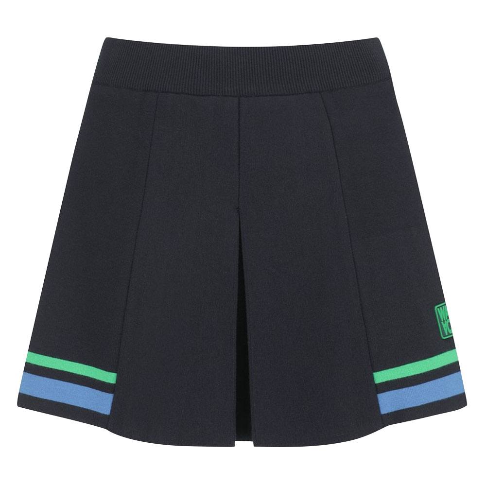 WAAC Cable Pleats Knit Golf Skort Navy - 23 Women